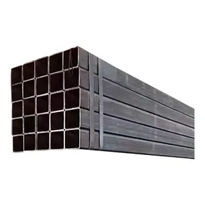 Size GB 10 x 10 x 1mm Hot Rolled Mild Carbon Steel Welded Square Steel Pipe Tube For Steel Structural Curtain Wall