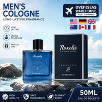 Eau de Parfum Homme Ocean Woody, Parfum Frais Longue Durée, Vaporisateur, Cadeau pour Affaires et Rendez-vous, Expédition depuis Entrepôt Étranger