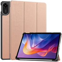 Étui pour Xiaomi Redmi Pad 2 11 pouces, coque arrière rigide en PC mince, protection en cuir PU, support pliable, housse pour tablette