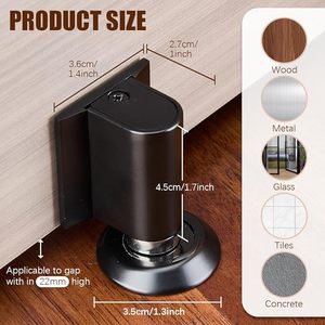 Nouveaux butoirs magnétiques 2025 pour la sécurité du bas de porte – Sans perçage – Retenue magnétique pour porte - Product Image 6
