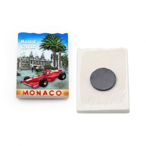 OEM Factory Custom Monaco Souvenir Landscape Resin Fridge <b>Magnet</b> - Product Image 1