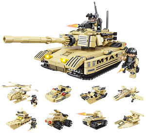 Militaire Tank Modelkit Ww2 Leger Aangepaste Voertuigen Set Tank Leger Militaire Belangrijkste Strijd Bouwstenen - Product Image 2