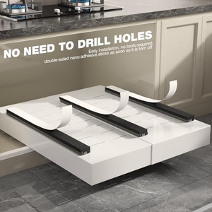 Cajón de Acero al Carbono para Cubiertos, Deslizable, Extensible, Organizador de Gabinetes para Baño y Cocina - Product Image 5