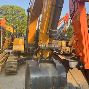 Excavatrice sur chenilles d'occasion Hyundai de 23 tonnes, importée d'origine, puissante, peinture d'origine, pour travaux d'ingénierie - Product Image 2