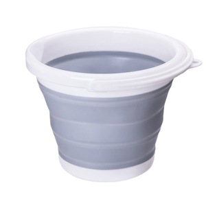 Cubo Plegable Fengji de 3L, 5L y 10L, Portátil, Plegable, para Exteriores, Lavado de Autos, Pesca, Viajes, con Gancho - Product Image 2