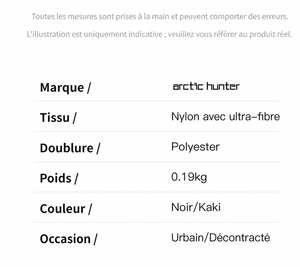 Arctic Hunter Borsa a Tracolla Unisex in Tela Nylon Impermeabile Leggera con Zip, per Shopping Quotidiano, Urbano e Viaggi - Product Image 6