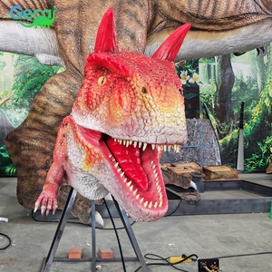 Dinosaurio <span class=keywords><strong>Ceratosaurus</strong></span> Gigante Animatrónico de Gecai, Robot de Tamaño Real, Disfraz de Dinosaurios - Product Image 2