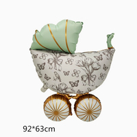 Kit de ballons Bobo en latex pastel motif cheval pour poussette, emballage en carton, pour décoration de fête de baby shower