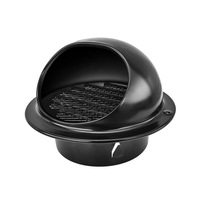 Capot de ventilation moderne blanc peint, résistant à la pluie et au vent, pour cuisine et salle de bain, avec conduit d'air frais