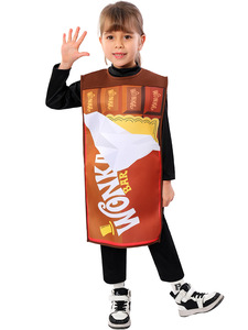 Disfraz de <span class=keywords><strong>Chocolate</strong></span> Marrón de <span class=keywords><strong>Charlie</strong></span> y la Fábrica de <span class=keywords><strong>Chocolate</strong></span>, Personaje de Dibujos Animados, para Cumpleaños, Halloween, Actuaciones Escénicas - Product Image 3