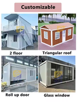 Maisons préfabriquées en conteneurs, maisons modulaires durables, maisons en conteneurs assemblables, maisons en conteneurs portables personnalisables, logements écologiques modernes