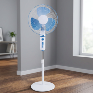 EF 1602M Electric High Quality <b>Air</b> Cooling Floor Stand <b>Fan</b> Metal Construction Modern Design Lower Noise Portable Freestanding - Product Image 2