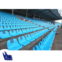 Sièges en plastique HDPP Tennis Football Padel Chaises de stade