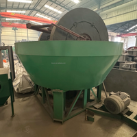 Mesin Penggiling Bijih Basah (Wet Pan Mill) Hemat Energi untuk Pemrosesan Bijih Tambang Emas, Pemantauan Jarak Jauh IoT Langsung dari Pabrik