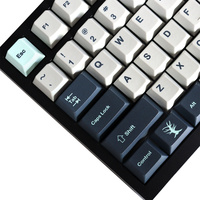 Personality Dye Sublimation GMK Rainy Day Keycaps Pbt 129 Keys Cherry Profile Keycap for 104/108 Mx Switch Mechanical Keyboard