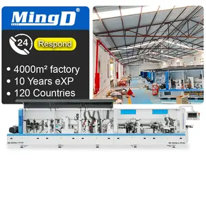 MINGD MD-808SKL mdf wood machine multifunction particle board making machine pvc edge bander tape edge banding machine for msg