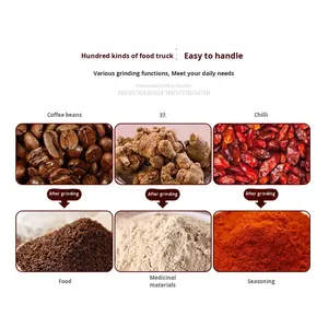 <span class=keywords><strong>Molinillo</strong></span> de Café Eléctrico Doméstico con Cuchilla de Acero Inoxidable, Capacidad de 50g, Potencia de 200W, Carcasa de Plástico, Diseño Moderno y Ecológico - Product Image 2