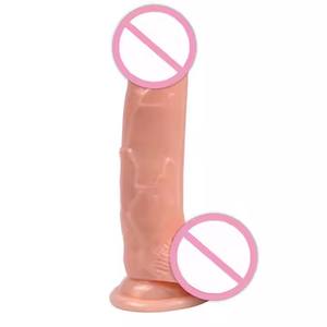 Frauen Spielzeug Kristall Starke Saugnapf Realistische Erwachsene Spielzeug Stand Transparente Kristall Schub Dildos für Frauen - Product Image 6