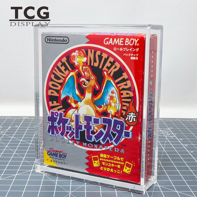 TCG Wholesale Hot Sale Clear Acrylic Case Protective Display Case for Premium Acrylic case for Nintendo Game Boy & Advance Box
