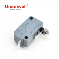Fabricants de micro-interrupteurs Unionwell Petits appareils électroménagers Poignée à rouleau Micro interrupteur à pied courbé Micro interrupteur 16a