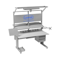 Table d'atelier industrielle ESD pour ligne de production Leenol