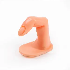 Re-utilizable practicando dedo falso uñas modelo para la mano de uñas arte Pantalla de entrenamiento