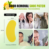 Patchs désodorisants pour chaussures absorbant la transpiration et antibactériens avec huile essentielle végétale, couleur et taille personnalisables, OEM