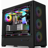 AntarcChill Low MOQ Factory Cpu Cabinet Gaming Computer Case ATX PC Case Computer Case & Towers Server Chassis Pc case