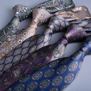 Corbata de Vestir Profesional para Hombre, Nueva, de 8 cm, con Estampado, Estilo Formal, Material de Poliéster, Corbatas con Estampado a Mano - Product Image 1