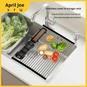 Organizador de Cocina Extensible Directo de Fábrica con Divisores de Alambre de Acero Inoxidable para Platos, Tapas y Utensilios de Cocina - Product Image 4