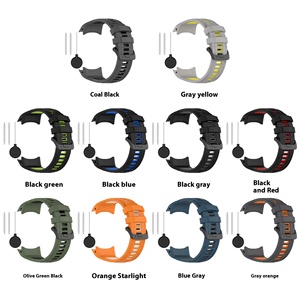 <span class=keywords><strong>Bracelet</strong></span> en Silicone bicolore pour <span class=keywords><strong>Garmin</strong></span> <span class=keywords><strong>Instinct</strong></span> 3 AMOLED <span class=keywords><strong>Bracelet</strong></span> de remplacement solaire 50mm 45mm bracelets de <span class=keywords><strong>montre</strong></span> intelligente - Product Image 2