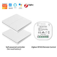 Nouveau commutateur mural intelligent Tuya Zigbee 16A AC100-240V 2025, portée de 100 m, interrupteurs cinétiques, interrupteur sans fil 433 MHz, fonction WiFi