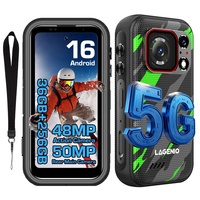LAGENIO Eagle Pro 4" HD+ 120Hz 36GB 256GB Appareil photo 32MP+50MP+48MP 3700mAh Chargeur rapide 33W Android 16 CDMA LTE 5G Antichoc