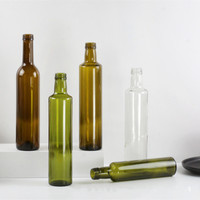 Usine en gros Spot inventaire 250ml Dorica Antique vert huile d'olive bouteille en verre avec 31.5*24mm bouchon de bouteille