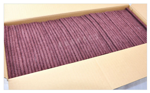 Tampons abrasifs non tissés en nylon pour le polissage manuel des sols, en polaire non tissée, pour le nettoyage et le récurage, synthétique blanc - Product Image 6