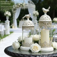 Porte-bougie en fer de style marocain, design détachable, idéal pour la Saint-Valentin et les mariages, centre de table romantique