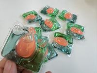 Pour Enzyme tout en 1 détergent à lessive liquide avec 50%-80% pour ingrédient parfum de lavande jetable pour les taches d'huile de vêtements