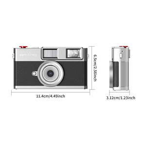 Retro Film-Style Photos 8MP Mirrorless Lightweight Vintage Screenless Digital Camera with Video <b>Capture</b> for Travel Beginner - Product Image 2