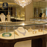 Vitrine à bijoux sur mesure avec panneaux en verre pare-balles, éclairage LED, serrure biométrique avancée, respectueuse de l'environnement, ODM, sécurité maximale
