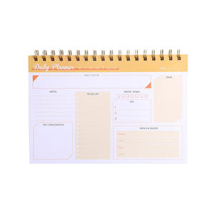 Cuaderno Espiral A5 Personalizado para Planificación Diaria, <span class=keywords><strong>Diario</strong></span> con Notas Adhesivas de PP, Libro de Gestión del Tiempo, Manual de Eficiencia para Mejorar - Product Image 6