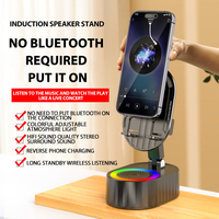 Haut-parleur à induction de haute qualité avec support de téléphone Chargeur sans fil
