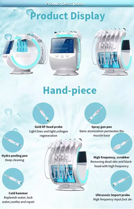 Equipo de Estética 7 en 1, Máquina <span class=keywords><strong>Facial</strong></span> Inteligente de Microdermoabrasión con Agua Azul Hielo, Flor de Serpiente de Agua, Pulido de Piel con Agua - Product Image 5