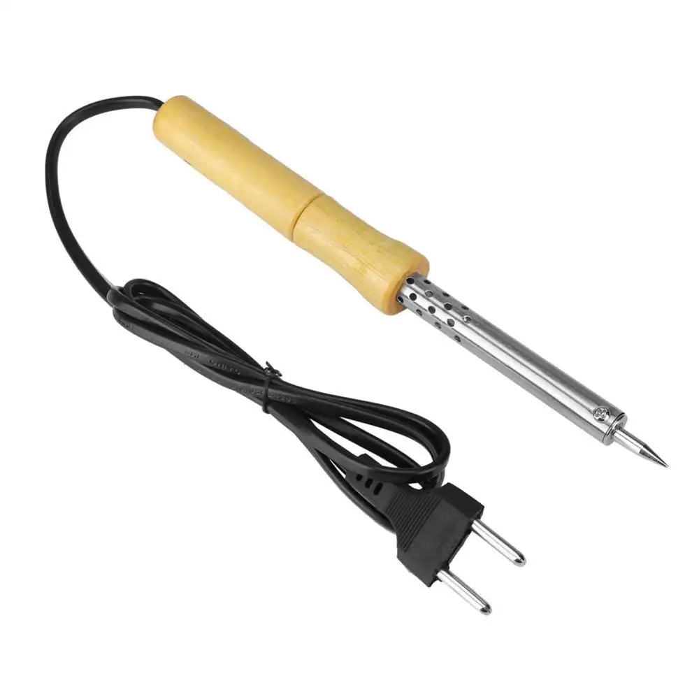 Low Price Wooden Handle Soldering Iron 30W 40W 60W 80w 100w 110v-220vExternal Heating Soldering Iron