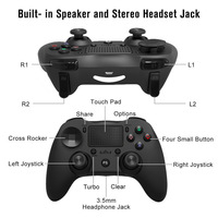 Manette sans fil Ancreu New Six-Axis Anti-Slip Grip pour PS4/Pro/Slim/Windows PC (7/8/8.1/10)