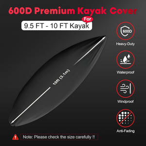 Funda para Kayak Tracing, Tela Oxford 600D, Impermeable, Resistente al Viento, Antidecoloración, Protección para Embarcaciones, Ajuste Universal de 10 Pies - Product Image 4