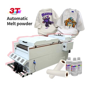 Otomatik DTF Shaker fırın kurutma 4-Head örgü kemer daktilo DTF yazıcı ile PET Film sallayarak toz için yeni durum - Product Image 1