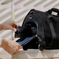 Valise à roulettes CHROIS haute capacité, bagage de voyage imperméable, sacs de voyage en PU