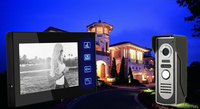 Système de contrôle d'accès de sécurité d'interphone vidéo filaire haute définition pour Villa Office Home