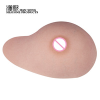 Prothèse mammaire réaliste en silicone sans huile pour femmes, pour chirurgie du cancer du sein ou mastectomie