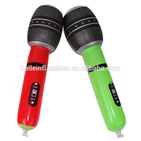 Jouet de microphone gonflable d'instrument de musique personnalisé pour les enfants